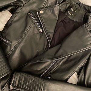 Zara leather jacket